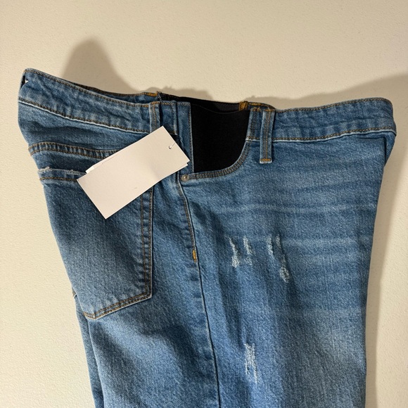 ISABEL MATERNITY JEANS WOMENS SIZE 6 UNDER BELLY STRETCH STRAIGHT LEG 90S Y2K - Picture 14 of 15
